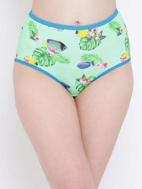 tropical print hipster panty - 16071405 - Very Small Image - 1