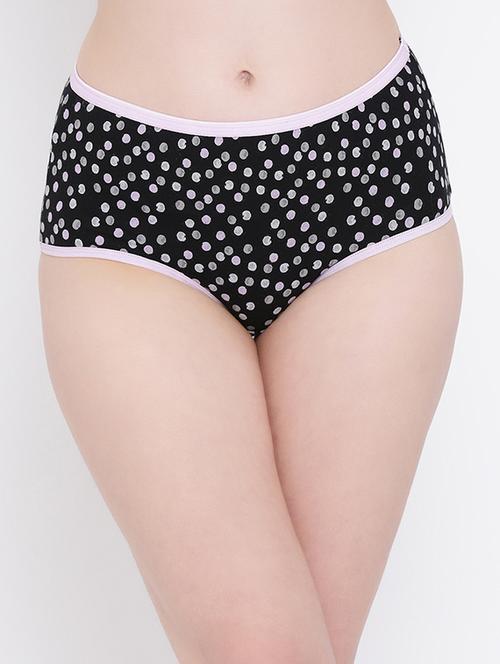 contrast polka dotted hipster panty - 16071410 - Very Small Image - 1