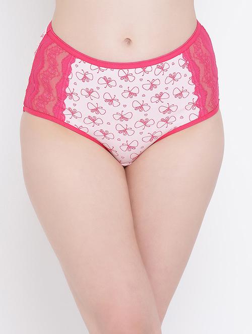 lace side panel hipster panty - 16071440 - Very Small Image - 1