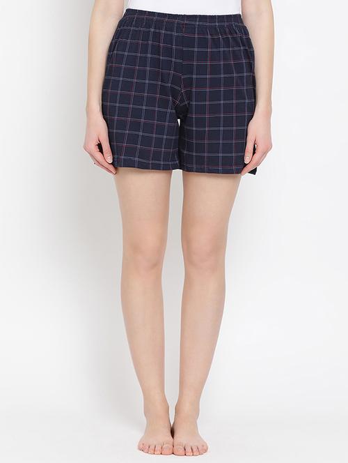 checkered sleepwear shorts - 16071459 - Very Small Image - 1