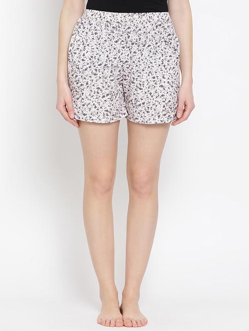 ditsy print sleepwear shorts - 16071460 - Very Small Image - 1