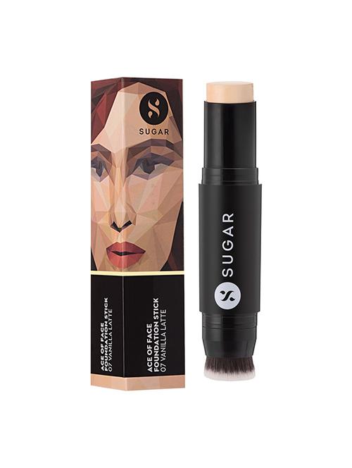 sugar ace of face foundation stick - 07 vanilla latte (fair, golden undertone) - 16072678 - Very Small Image - 1