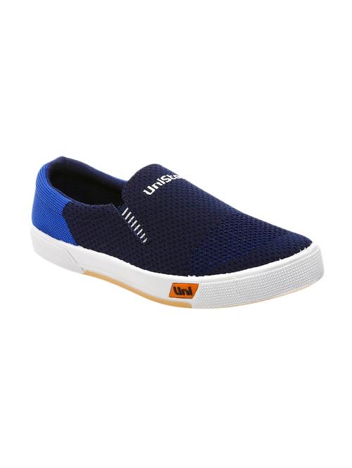 navy fabric casual slip ons - 16077284 - Very Small Image - 1