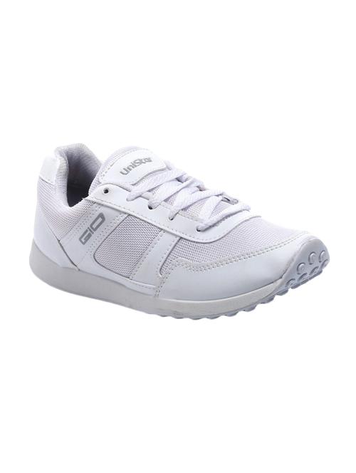 white leatherette sport shoes - 16077332 - Very Small Image - 1