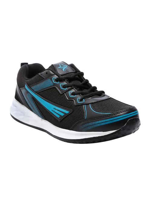 black mesh lace up sport shoes - 16077356 - Very Small Image - 1