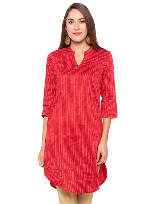 kantha look straight kurta - 16077906 - Very Small Image - 1