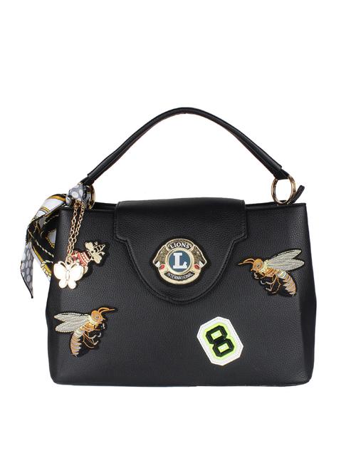 black leatherette (pu) handbag - 16078204 - Very Small Image - 1