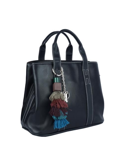 black leatherette (pu) handbag - 16078275 - Very Small Image - 1
