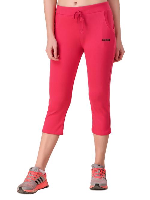 drawstring waist sports capri - 16078681 - Very Small Image - 1