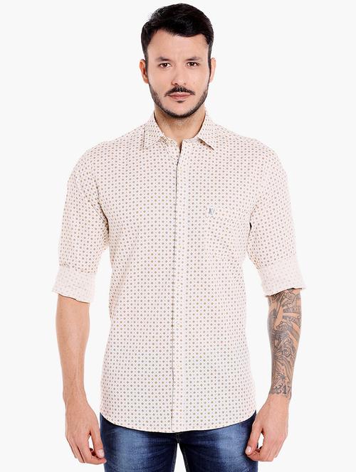 yellow printed casual shirt - 16078839 - Very Small Image - 1