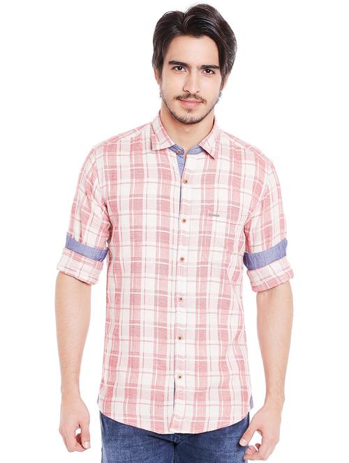 red checkered casual shirt - 16078863 - Very Small Image - 1