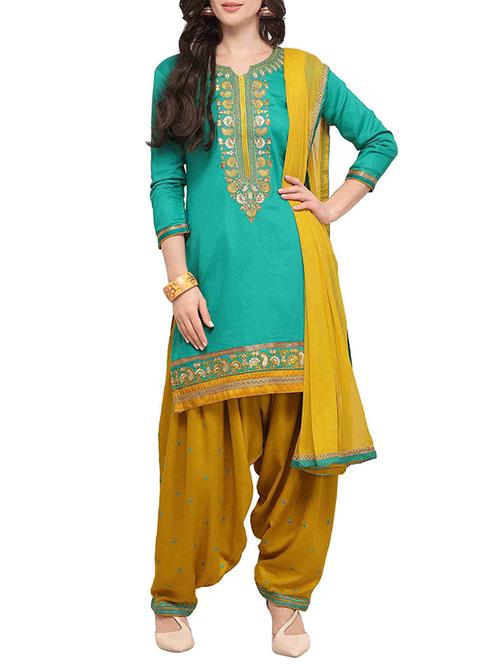 embroidered unstitched suit - 16079479 - Very Small Image - 1