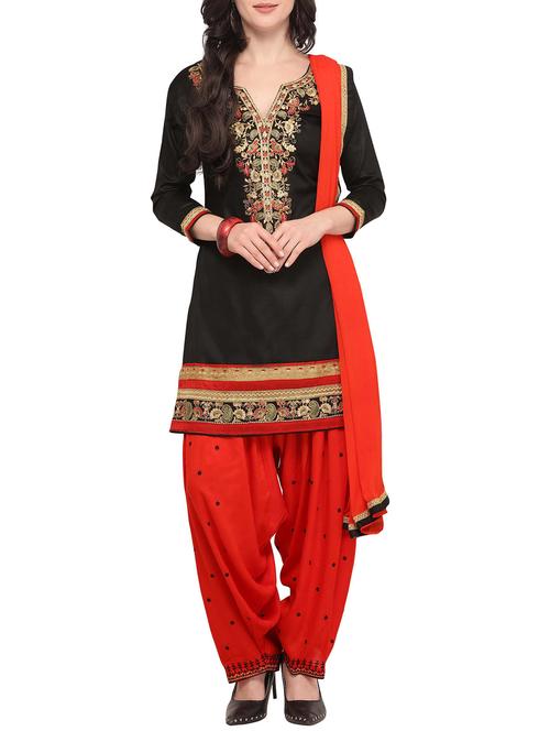 embroidered unstitched suit - 16079483 - Very Small Image - 1