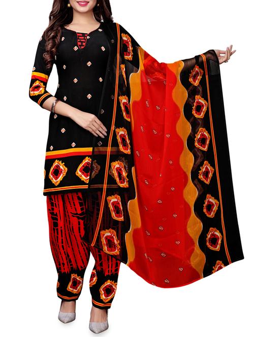 printed unstitched suit - 16080701 - Very Small Image - 1