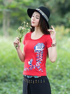 graphic print short sleeved tee - 16080857 - Very Small Image - 1