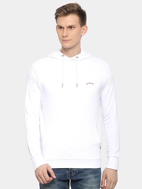 white solid sweatshirt - 16082175 - Very Small Image - 1