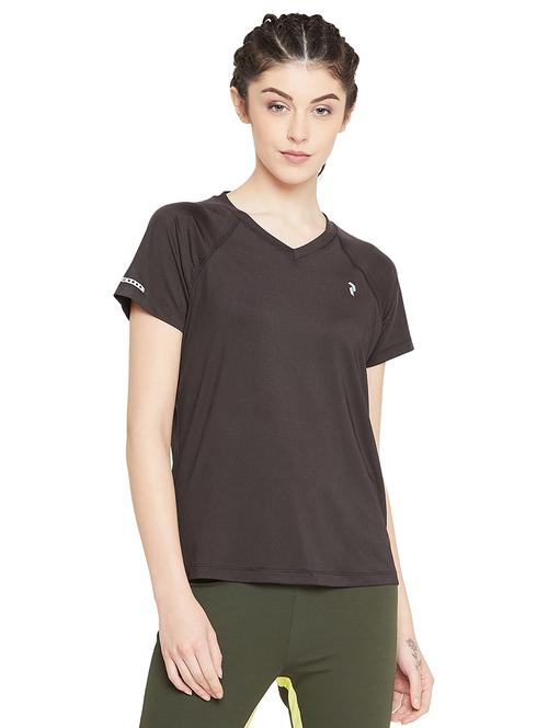 raglan sleeved v-neck tee - 16085149 - Very Small Image - 1