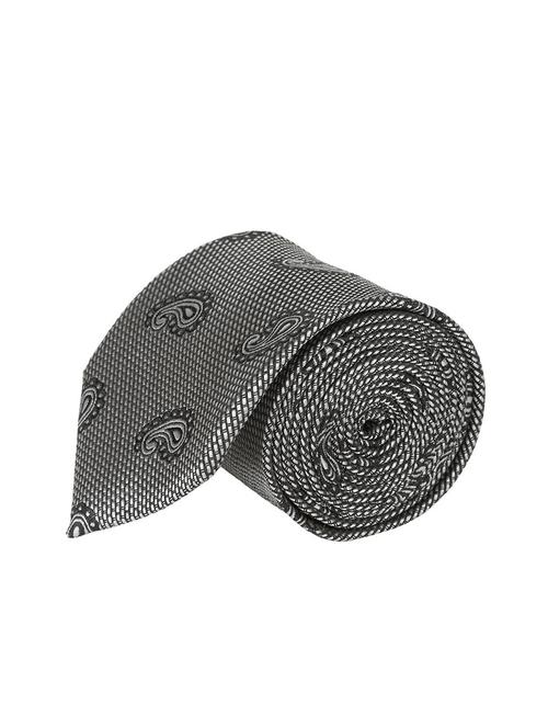 grey polyester tie - 16086033 - Very Small Image - 1