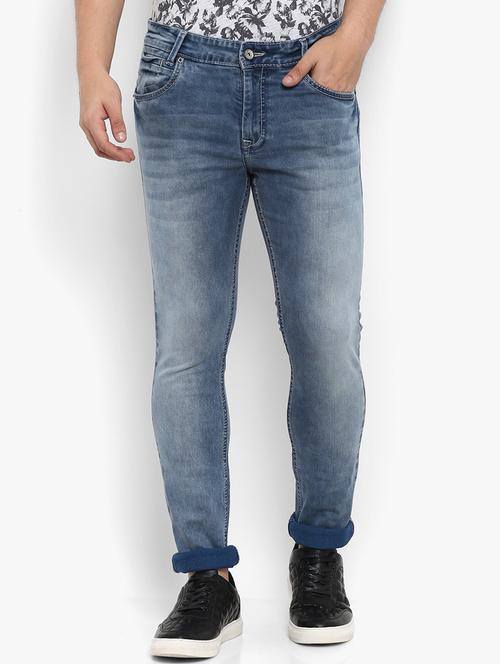 blue heavy washed jeans - 16087926 - Very Small Image - 1