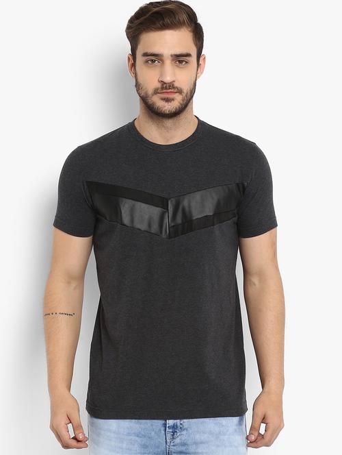 grey cut and sew tshirt - 16088008 - Very Small Image - 1