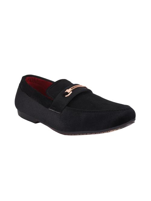 black fabric casual slip ons - 16088713 - Very Small Image - 1