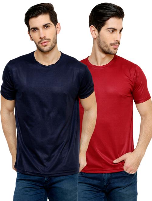 multi colored solid combos t-shirt - 16090643 - Very Small Image - 1
