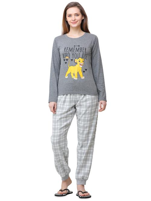 graphic print nightwear set - 16090895 - Very Small Image - 1