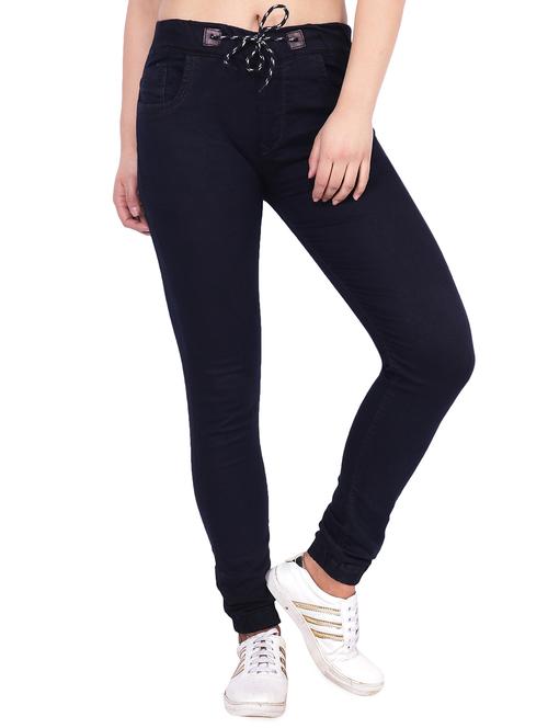 drawstring waist high rise jogger - 16090903 - Very Small Image - 1