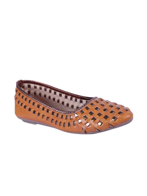 tan slip on ballerinas - 16091055 - Very Small Image - 1