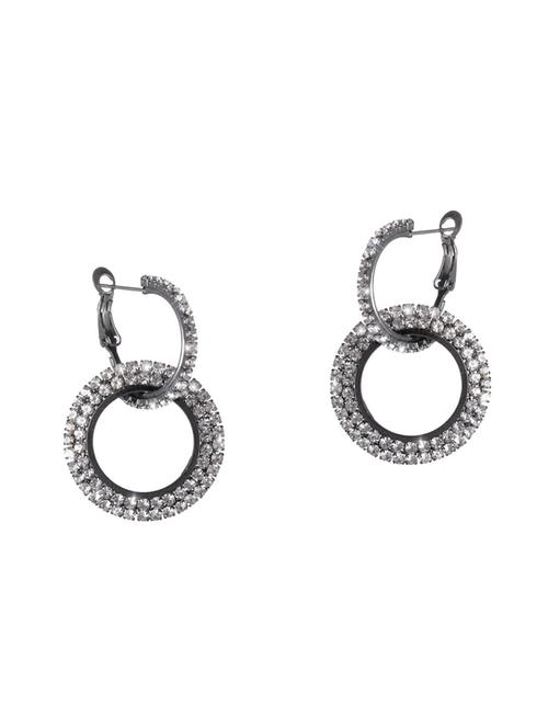 silver drop earring - 16091504 - Very Small Image - 1