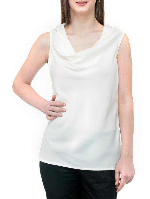 cowl neck sleeveless top - 16092201 - Very Small Image - 1