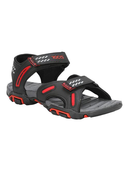 grey leatherette back strap floaters - 16092203 - Very Small Image - 1