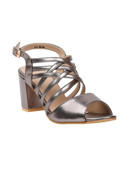 metallic back strap sandals - 16092469 - Very Small Image - 1