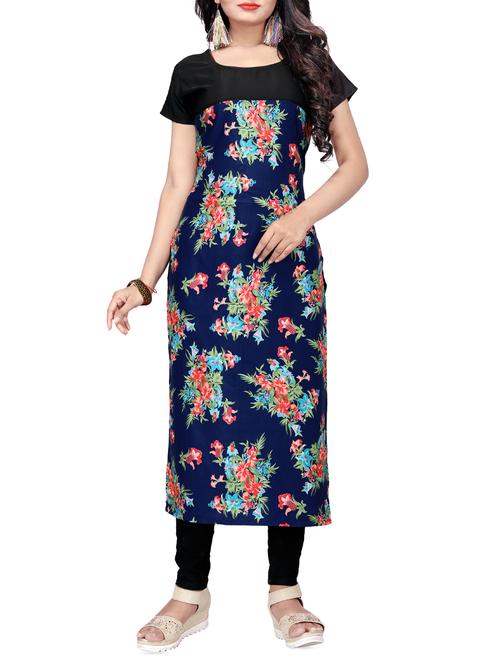 floral straight kurta - 16095444 - Very Small Image - 1