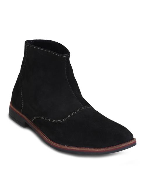 black suede low ankle boots - 16096049 - Very Small Image - 1