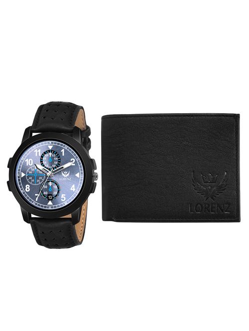 round dial analog watch and wallet combo - 16098404 - Very Small Image - 1
