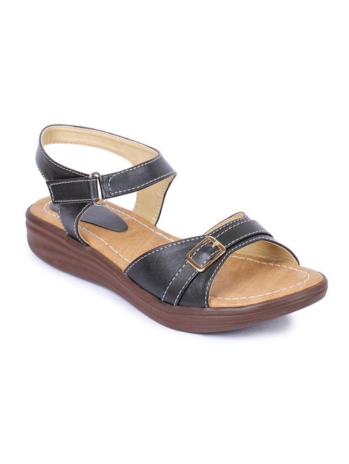 black back strap sandals - 16098520 - Very Small Image - 1