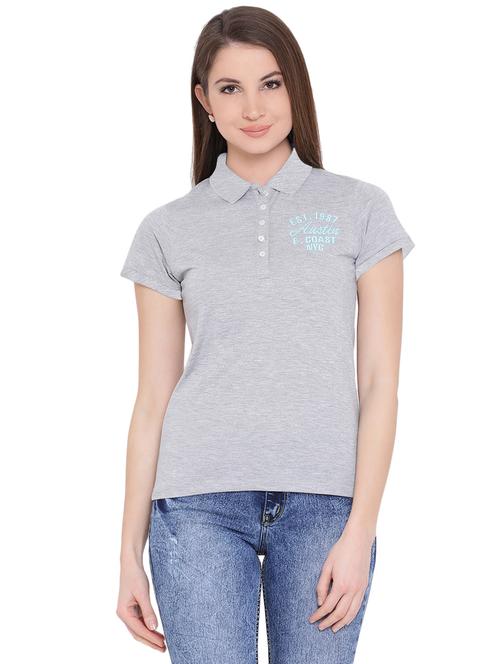 short sleeved polo neck tee - 16098964 - Very Small Image - 1