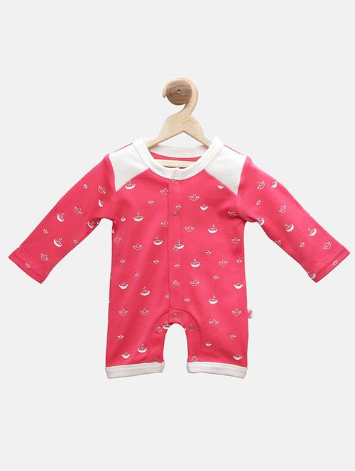 red cotton romper - 16099883 - Very Small Image - 1