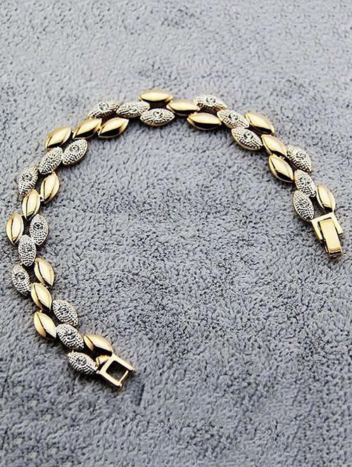 gold crystal bangle bracelet - 16100966 - Very Small Image - 1