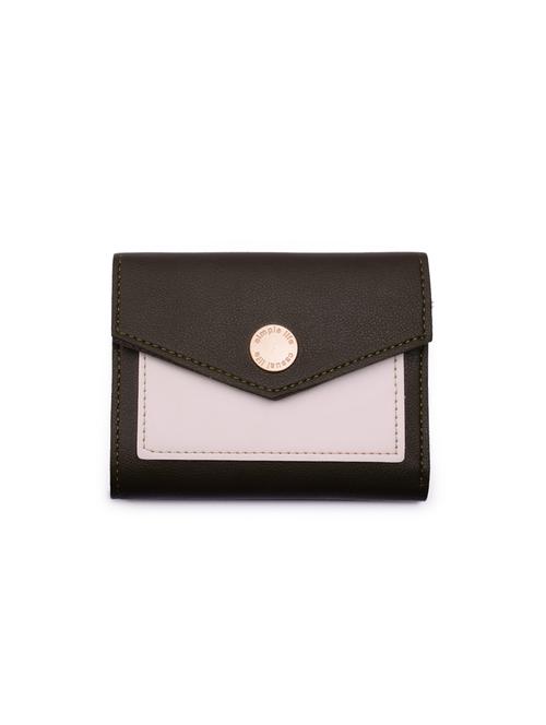 green leatherette (pu wallet - 16101214 - Very Small Image - 1