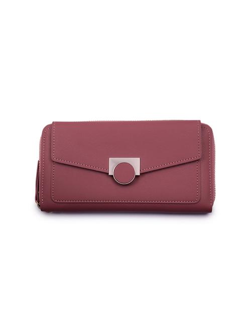 pink leatherette (pu wallet - 16101221 - Very Small Image - 1