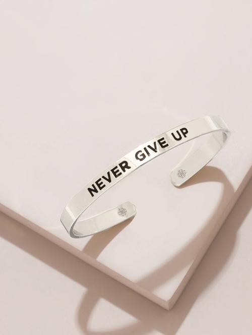 silver metal cuffs bracelet - 16106371 - Very Small Image - 1