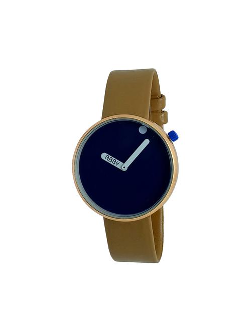leather strap analog watch (jm716) - 16107945 - Very Small Image - 1