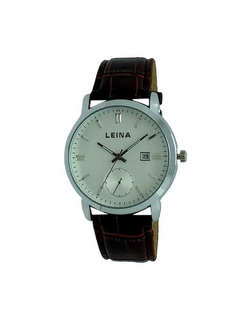 leather strap analog watch (jm806) - 16108017 - Very Small Image - 1