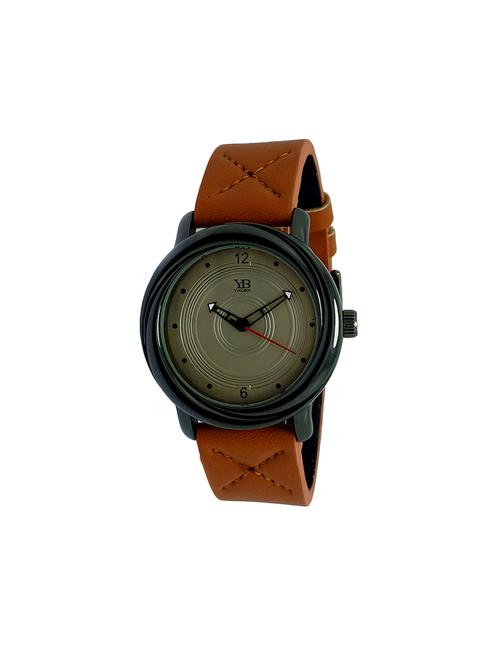 leather strap analog watch (jm837) - 16108028 - Very Small Image - 1