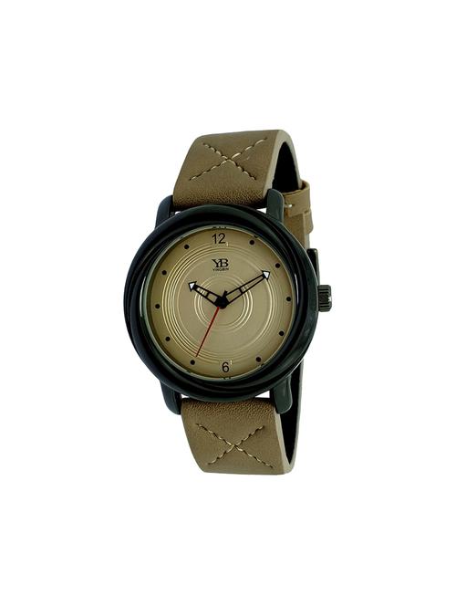 leather strap analog watch (jm838) - 16108029 - Very Small Image - 1