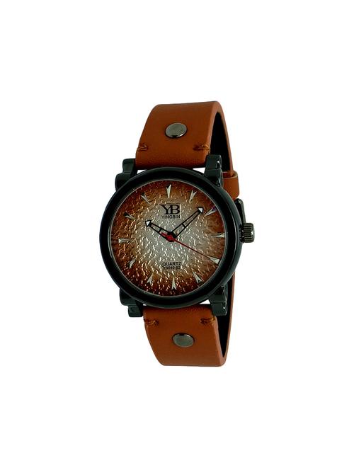 leather strap analog watch (jm841) - 16108032 - Very Small Image - 1
