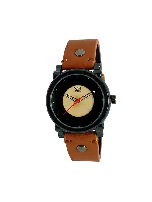 leather strap analog watch (jm846) - 16108037 - Very Small Image - 1
