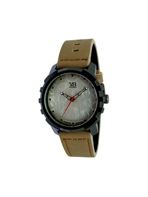 leather strap analog watch (jm853) - 16108043 - Very Small Image - 1